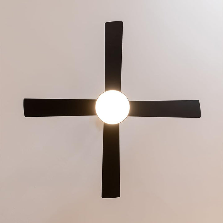 Cecotec Deckenventilator EnergySilence Aero 5200 Black Line, 132 cm | LED-Licht, 3 Lichtfarben, Fern