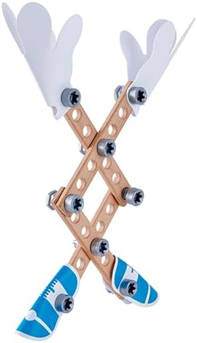 Hape Junior Inventor Tüftler-Arbeitstisch Experimentierset, Mint-Spielzeug, ab 4 Jahre 36 x 24,5 x 4