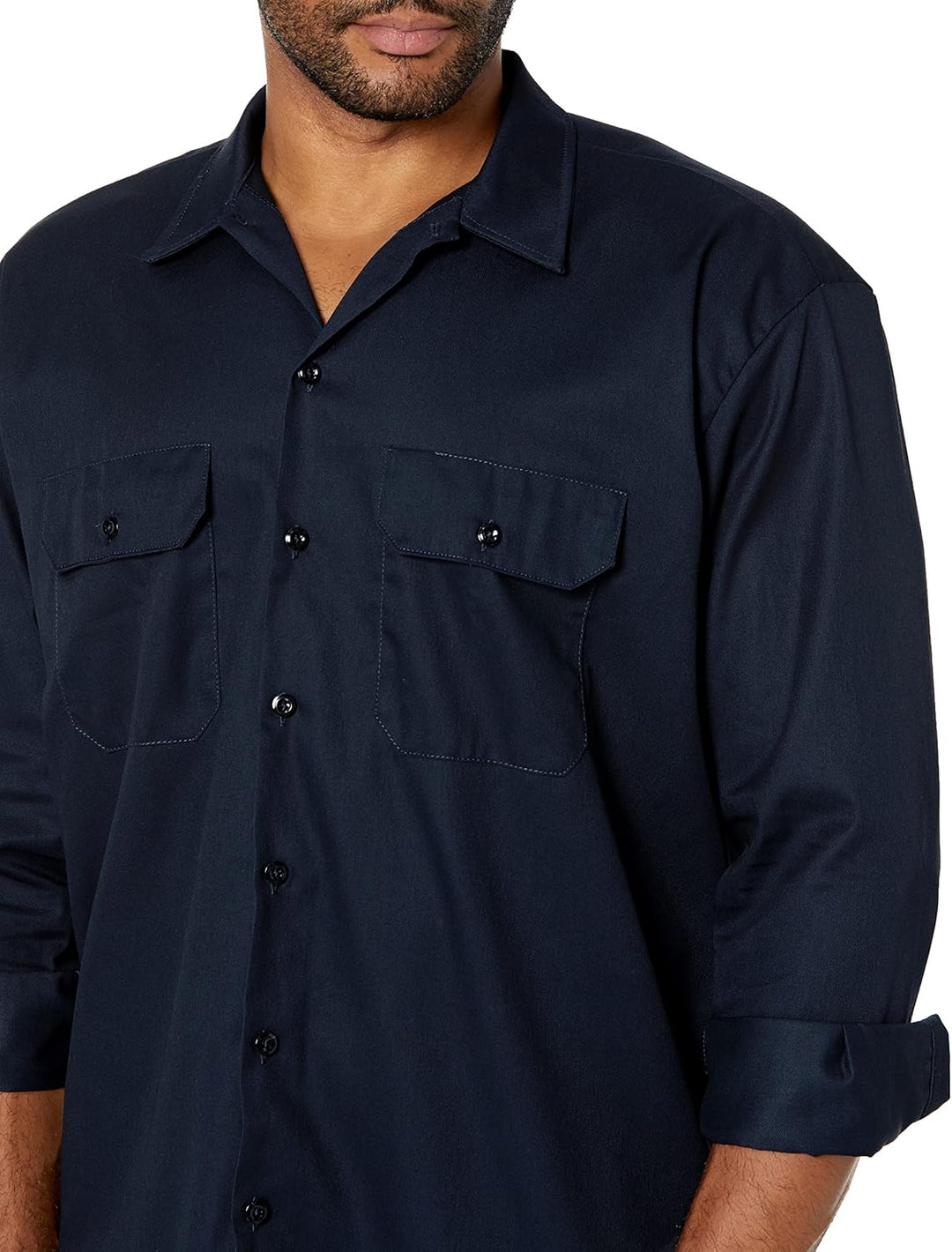 Dickies Herren Langarmshirt Langarm Hemd 56 Marineblau, 56 Marineblau