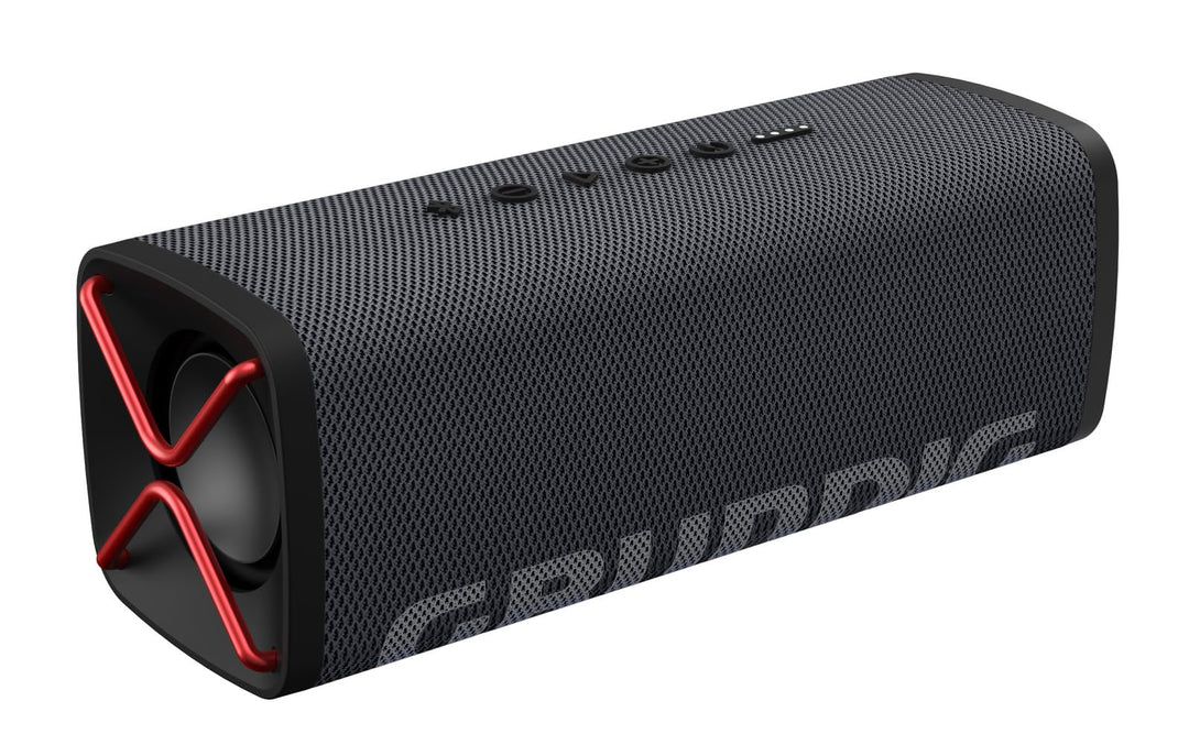 Grundig GBT Club Black - Bluetooth Lautsprecher, Soundbox, Bass, 20 W RMS Gesamtausgangsleistung, bi