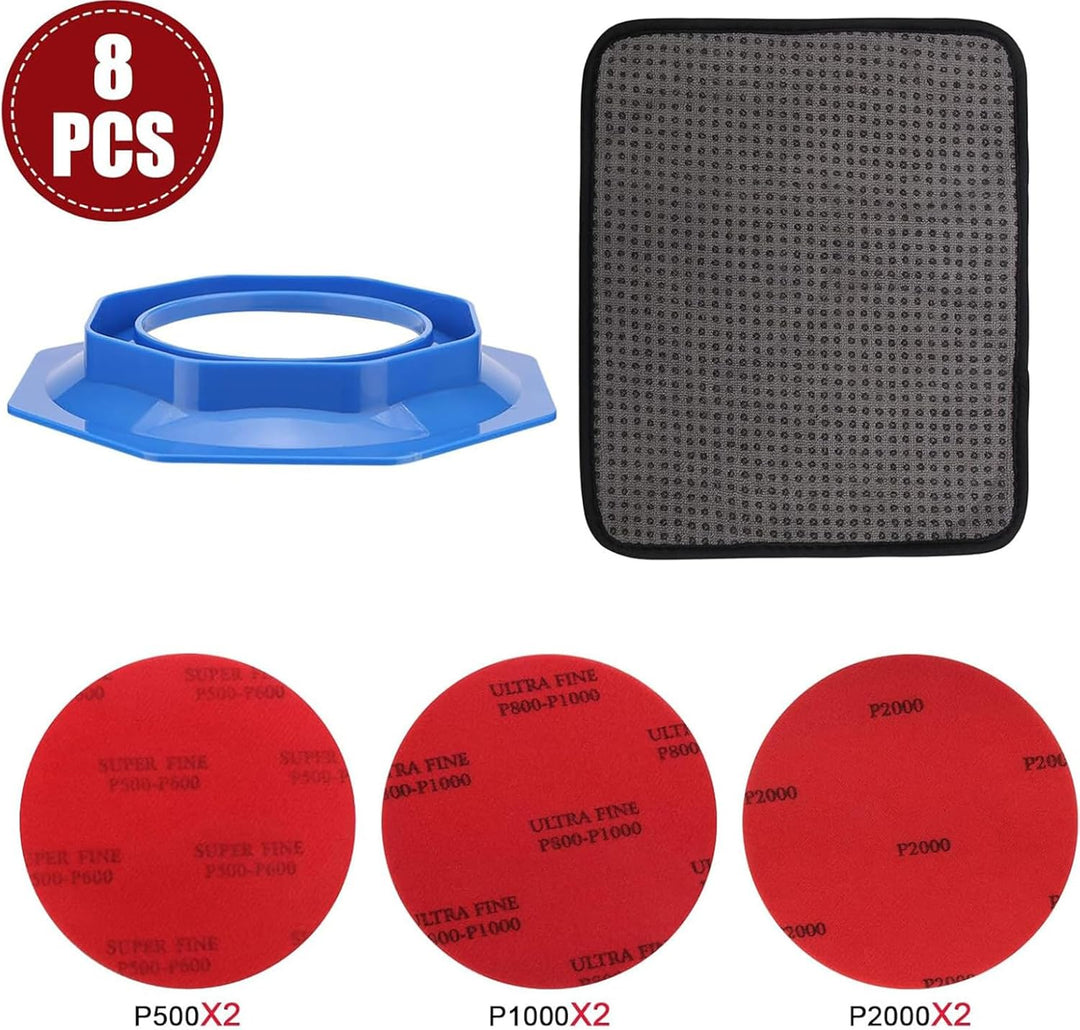 Bowling Ball Schleifpads,Universelles wiederverwendbares tragbares -Zubehör - Reinigungsset für Ball