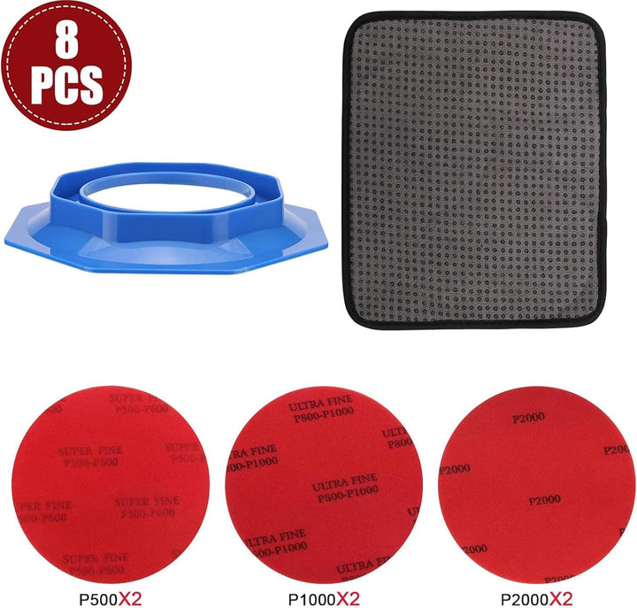 Bowling Ball Schleifpads,Universelles wiederverwendbares tragbares -Zubehör - Reinigungsset für Ball