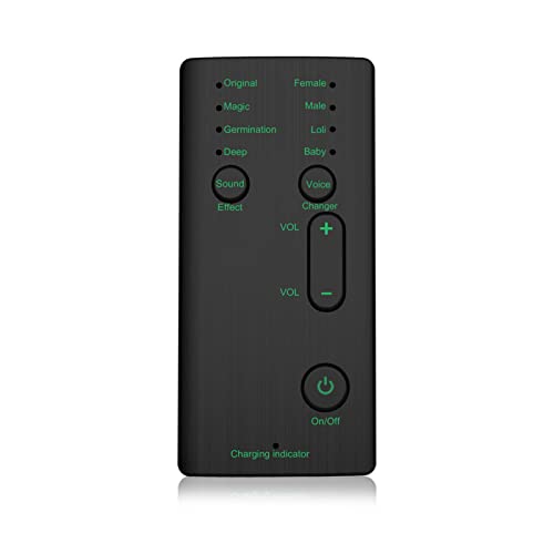 Tragbarer Voice Changer, 4 Sound Effects Phone Voice Changer Device Voice Disguiser, Soundeffektmasc