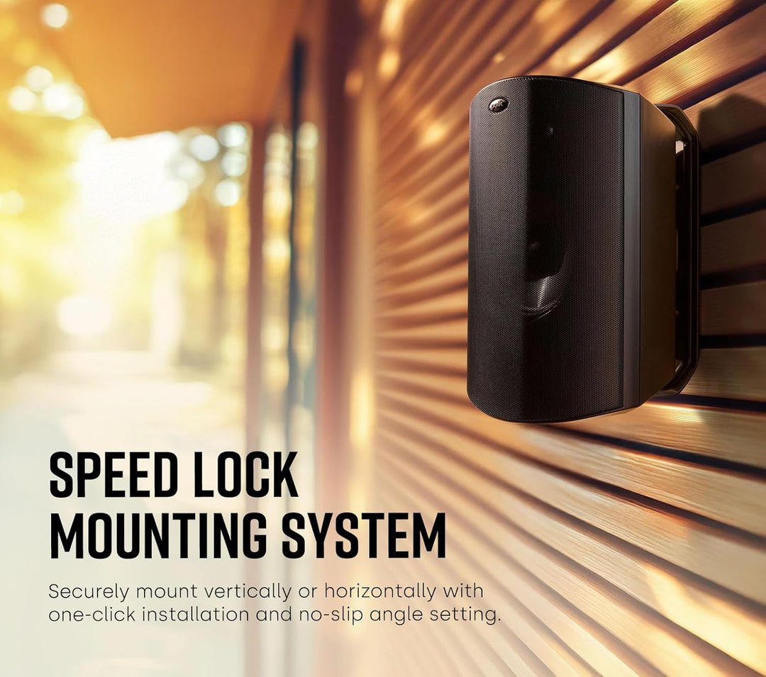 Polk Audio Atrium 8 SDI Aussen-Lautsprecher (125 W) schwarz, Schwarz