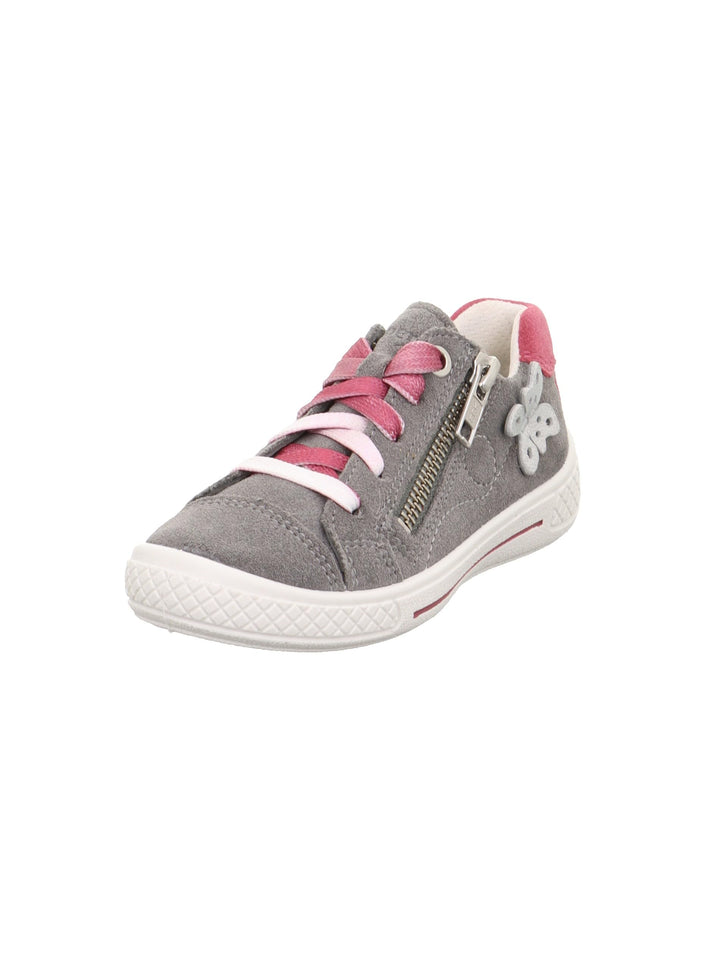 Superfit Mädchen Tensy Sneaker 25 EU Hellgrau 2500, 25 EU Hellgrau 2500