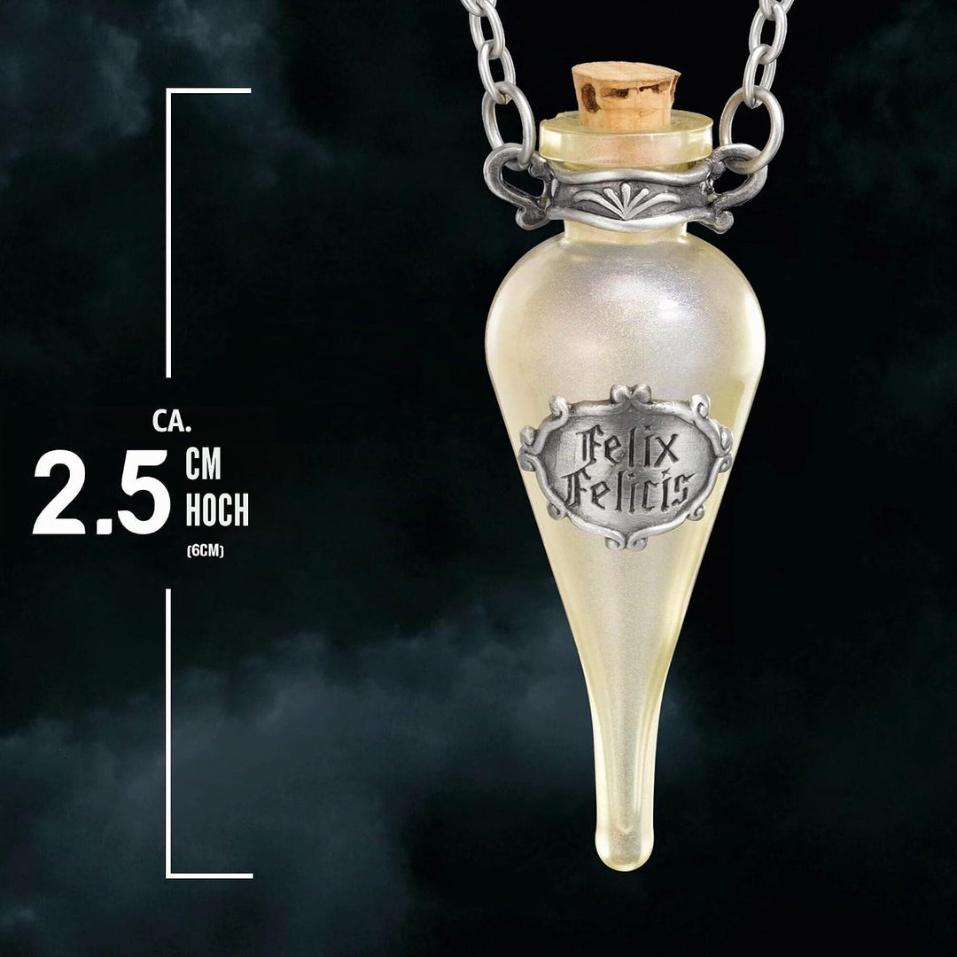 The Noble Collection Felix Felicis Pendant and Display