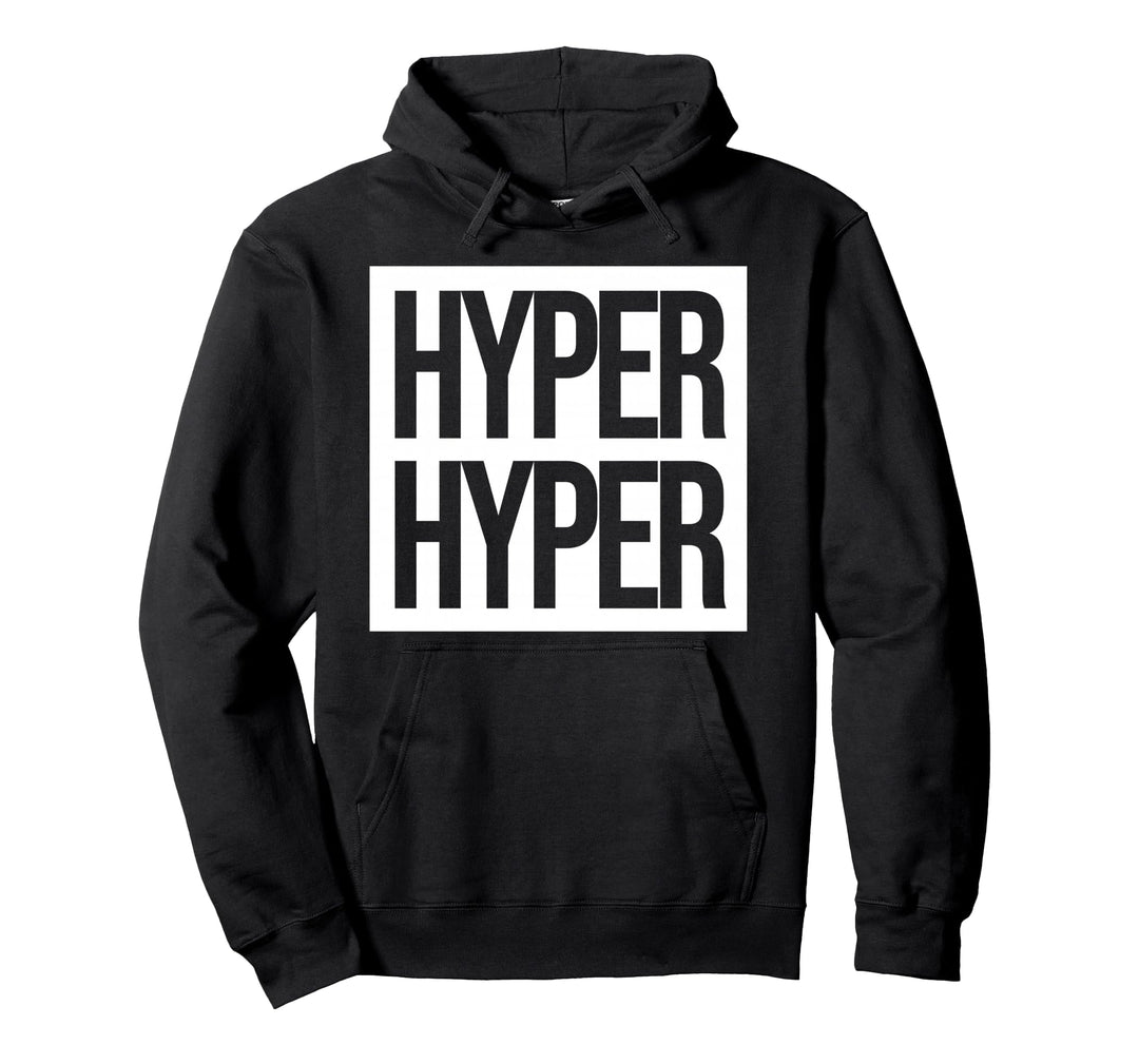 HYPER HYPER | 90er Techno Rave Festival Pullover Hoodie