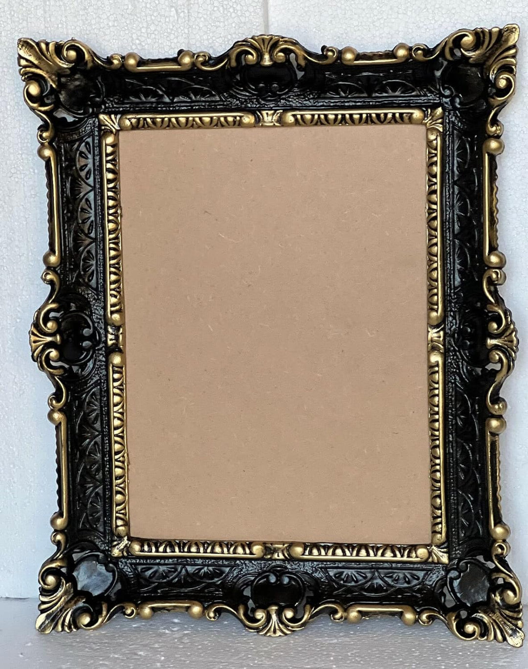 Barock Bilderrahmen Schwarz-Gold barock 56x46 Fotorahmen Antik Gemälde Rahmen 30x40 3049
