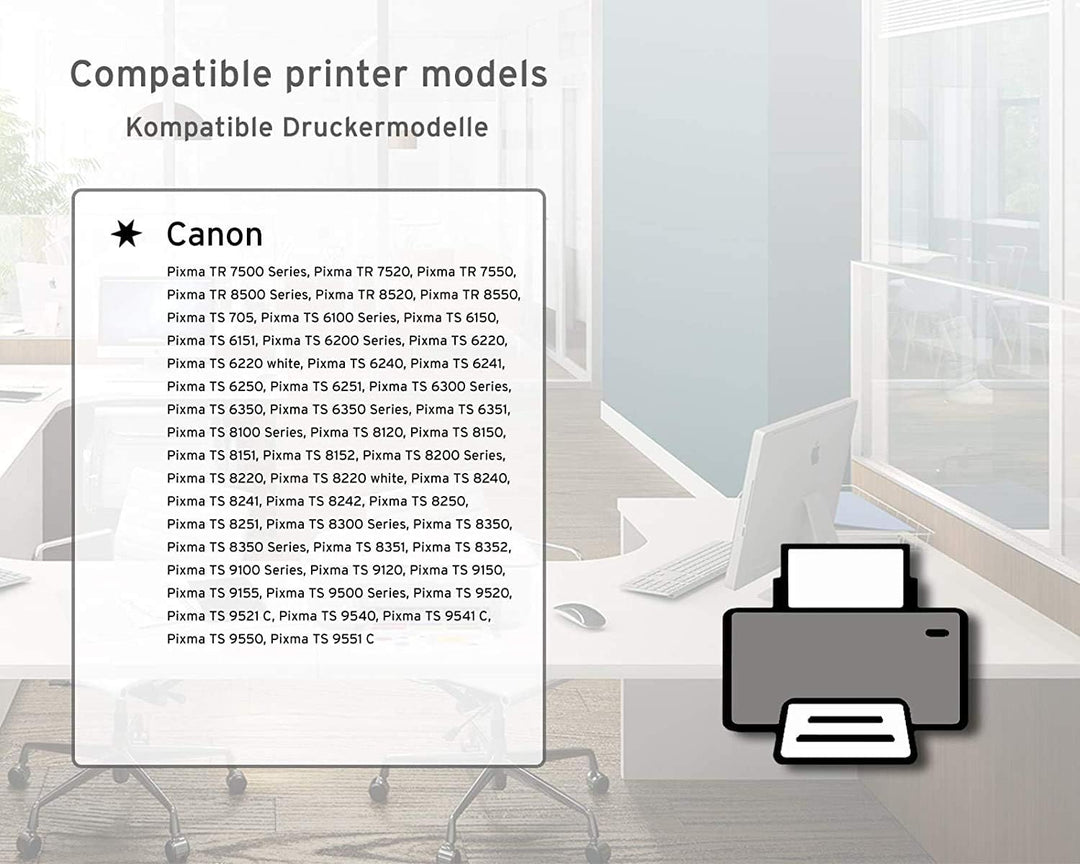 Nachfülltinten Set für Canon PGI-580 und CLI-581, Foto Blau 5x 100 ml, 5x 100 ml