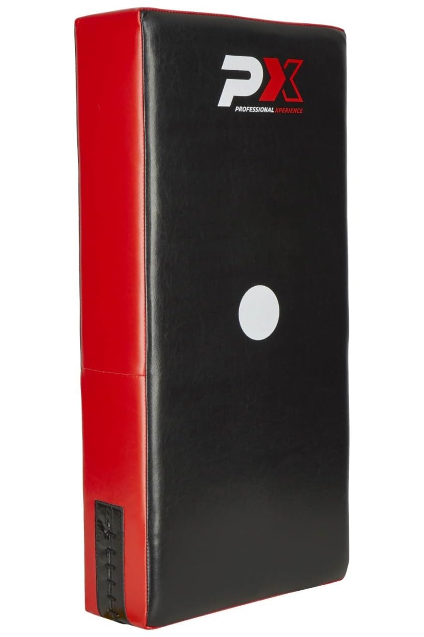 Schlagpolster Strike - Mit 4 Griffen - 60 x 35 x 15 cm - Kunstleder rot-schwarz - Robuste leichte Pr