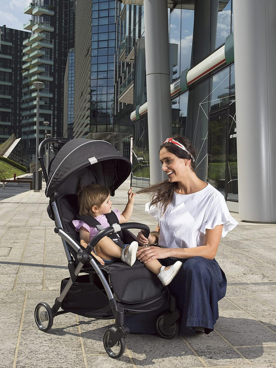 Chicco, Goody Plus Graphit, Kinderwagen 0 Monate bis 4 Jahre, mit automatischem und kompaktem Versch