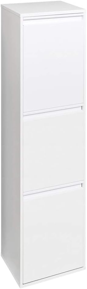 ARREGUI Basic CR301-B Mülltrennsystem aus Stahl | 3 Fächer Mülleimer für die Küche | 3 Fach Abfallei
