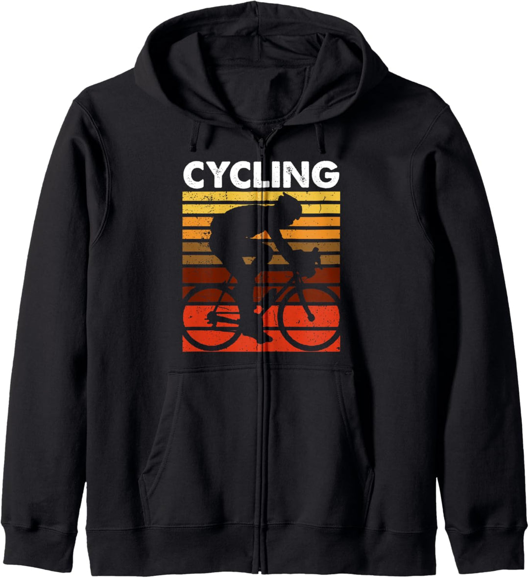 Radsport Sport Fahrradfahren Retro Vintage Radfahrer Kapuzenjacke