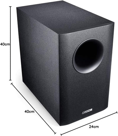 Canton 03724 AS 2020 SC aktiv Subwoofer schwarz Single, Single