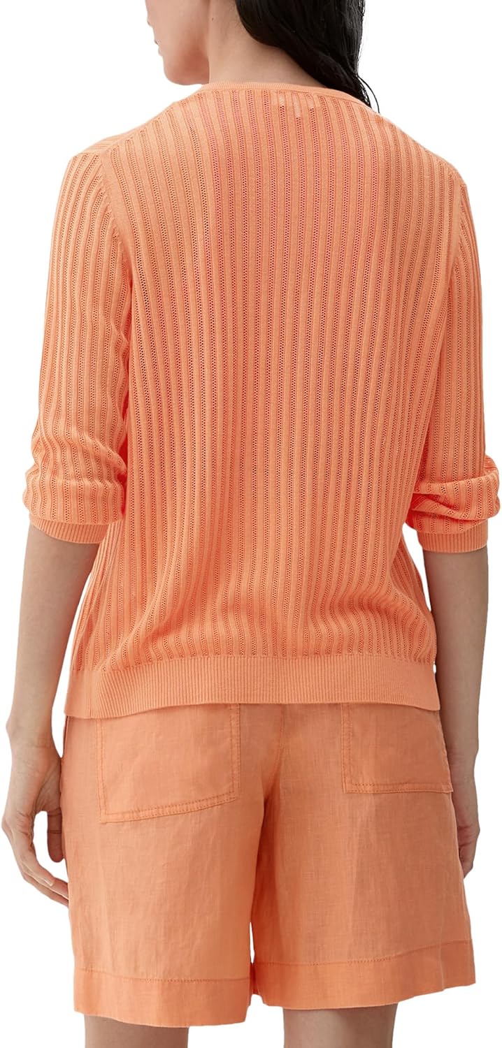 s.Oliver Damen Strickjacke 36 Orange 2115, 36 Orange 2115