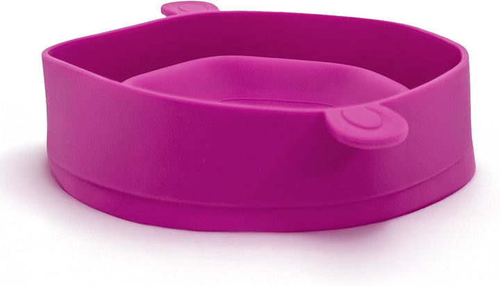 JOCCA Popcornbehälter aus Silikon, sechseckig, für Mikrowelle, spülmaschinenfest, Rosa (Fuchsia Sili