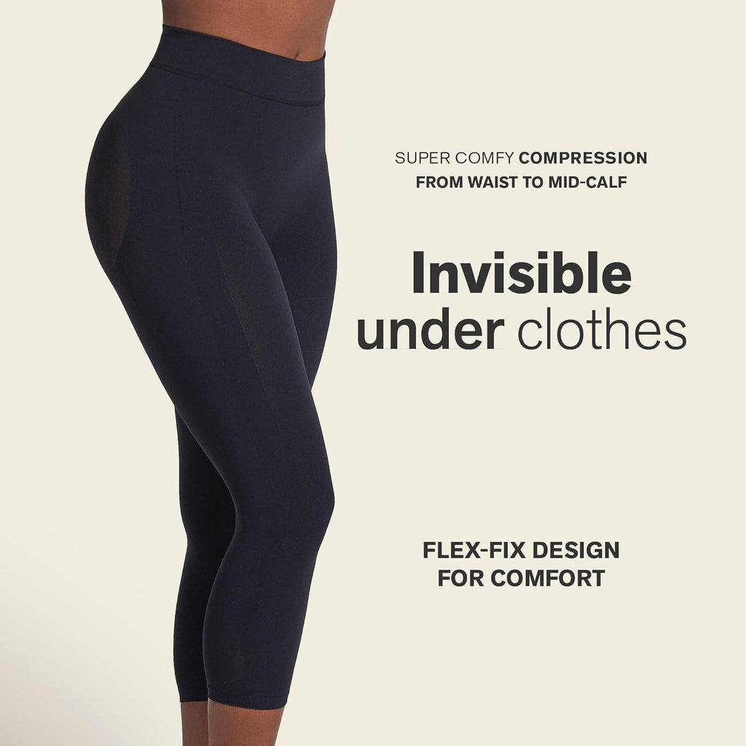 Leonisa Nahtlose Shapewear Hohe Taille Butt Lifting Capri oder Shaper Shorts Oberschenkel Slimmer Gi