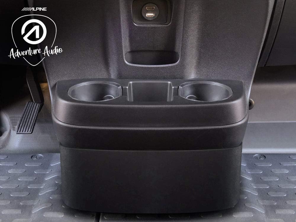 Alpine SWC-D84T6 Subwoofer Gehäuse kompatibel mit VW T6 &amp; T6.1 California, 20cm Tieftöner mit 300W