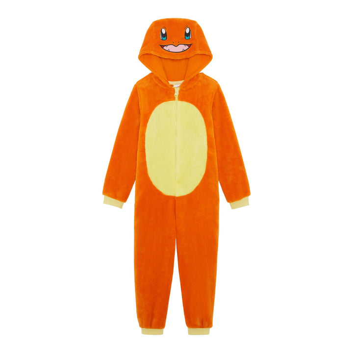 Pokemon-Einteiler mit Kapuze für Jungen oder Mädchen, Evoli, Gengar, Glumanda, Pikachu, Relaxo, Schi