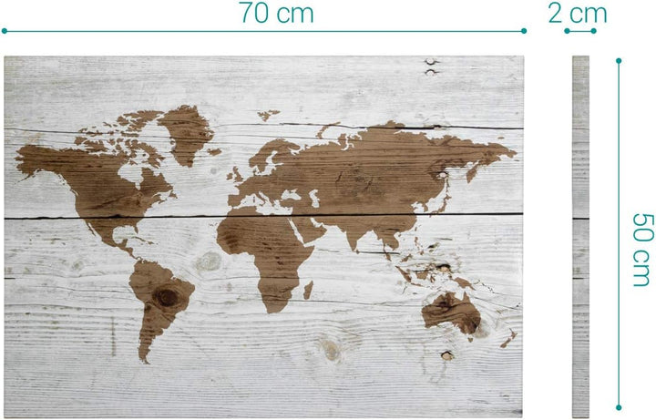 Navaris Magnettafel Magnetpinnwand Memoboard zum Beschriften - 70 x 50cm Notiztafel div. Designs - T