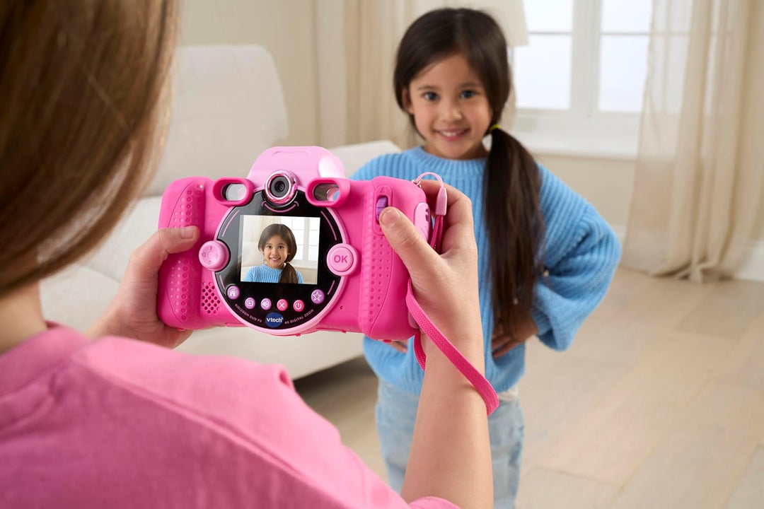 VTech KidiZoom Duo FX Kinderkamera mit Farbbildschirm, 8MP, Fotos, Selfies & Videos, AR-Filter, 20 S