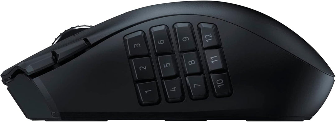 Razer Naga V2 HyperSpeed - Ergonomische Kabellose MMO Gaming Maus (19 Programmierbaren Tasten, Hyper