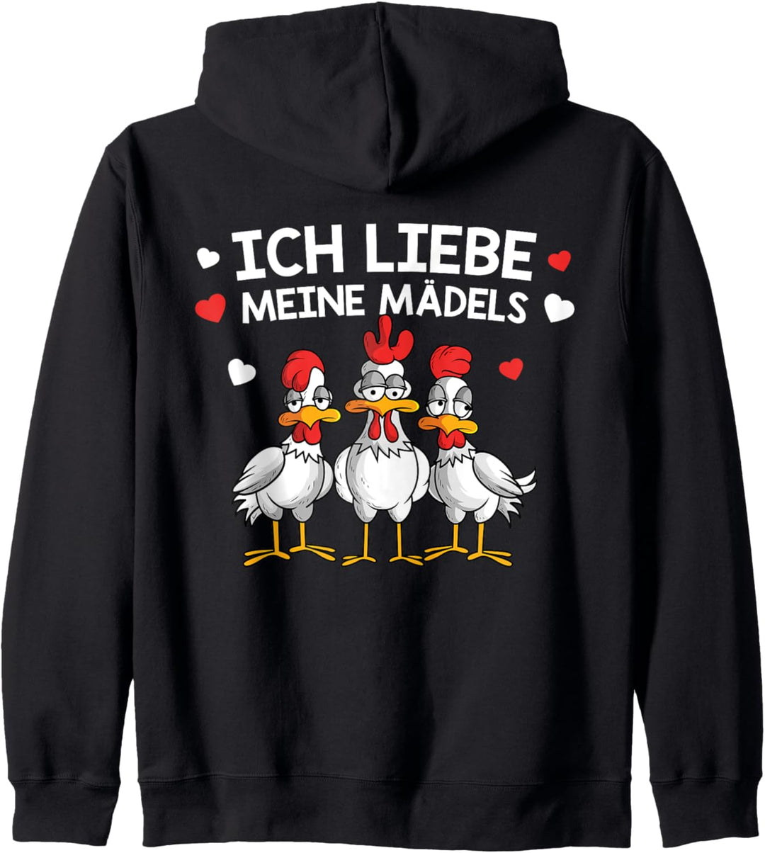 Hühner Ich Liebe Meine Mädels Landwirtin Landwirt Huhn Kapuzenjacke