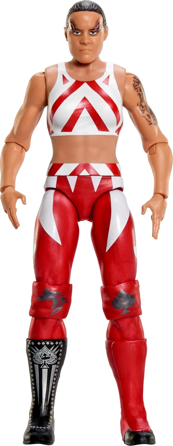 Mattel WWE Actionfigur, 15,2 cm grosses Sammlerstück Shayna Baszler mit 10 Gelenkpunkten & lebensech