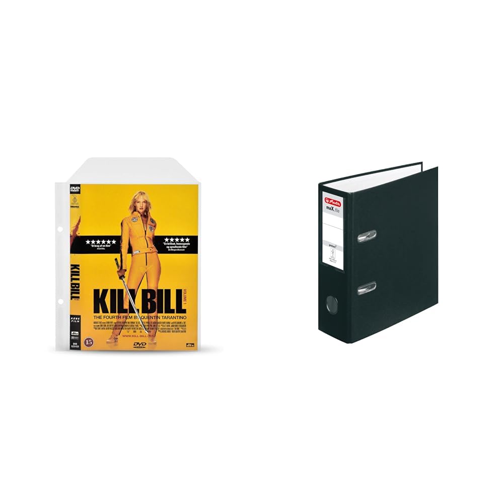 3L Fr 10282 – DVD-Hüllen, perforiert, transparent, mit Klappe, zum Aufbewahren von DVD-Scheiben und