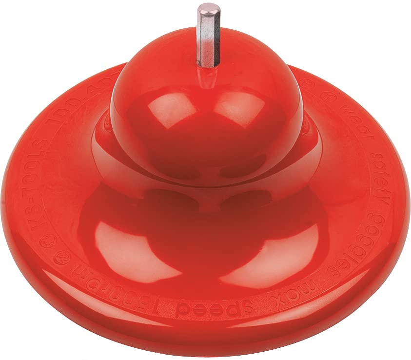 KS Tools 100.4071 Radnabenschleifer ohne Reinigungsscheibe, Ø 160 mm, Rot