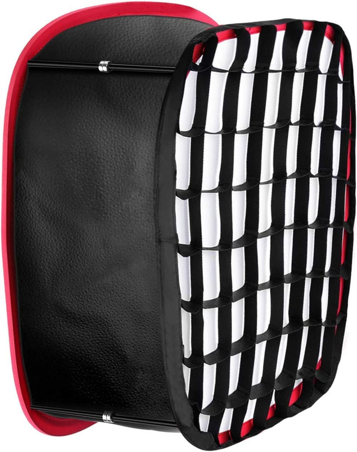 Neewer Softbox Softbox, faltbar, mit Gurt, Gitter und Tragetasche, kompatibel mit Neewer 480/660/530