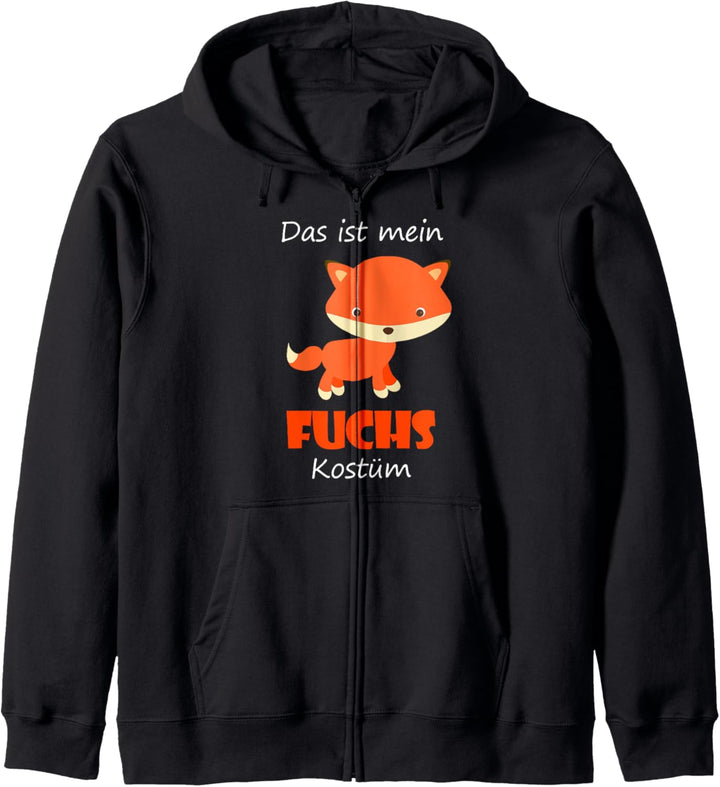 Das ist mein Fuchs Kostüm Karneval T Shirt Kapuzenjacke