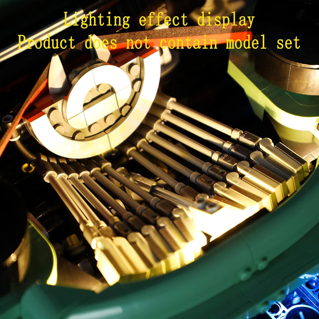 GEAMENT LED Licht-Set Kompatibel mit Lego Ideas Schreibmaschine (Typewriter) - Beleuchtungsset für I