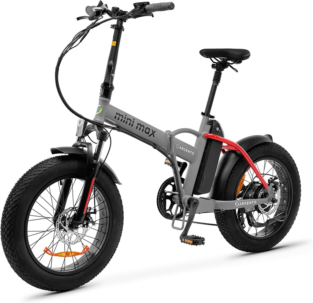 Argento Unisex – Erwachsene Mini Max E-Fahrrad Grau, Grau