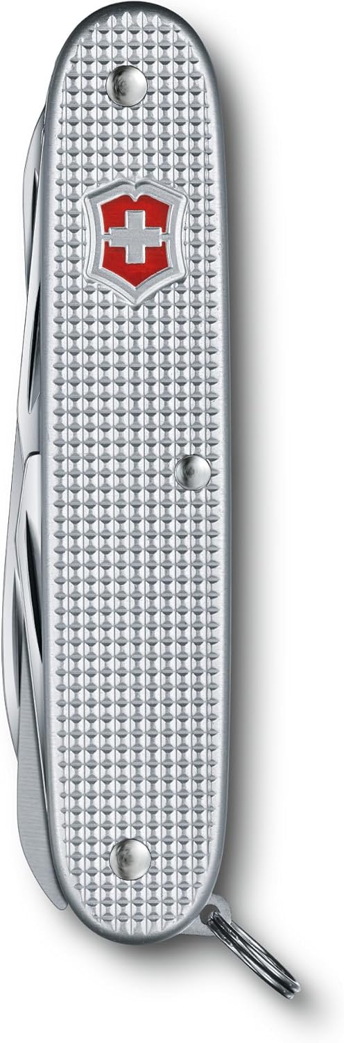 Victorinox, Taschenmesser, Farmer X Alox, 93 mm, silber (10 Funktionen, Klinge, Schraubendreher 3 mm