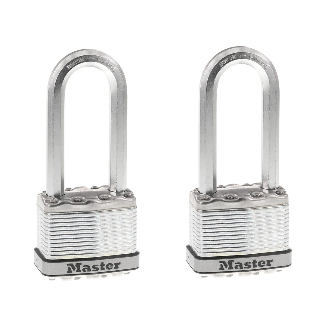Master Lock M5XTLJ Magnum Vorhängeschloss mit Schlüssel, 2 Stück, gleichschlieÃŸend 2 Pack, Keyed-Al