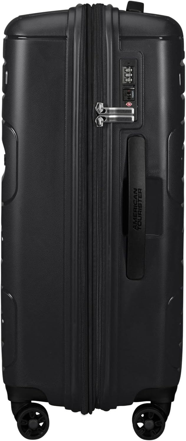 American Tourister Sunside Spinner 68 Erweiterbar, 3.7 KG, 72.5/83.5L, Schwarz (Black) Spinner M (67