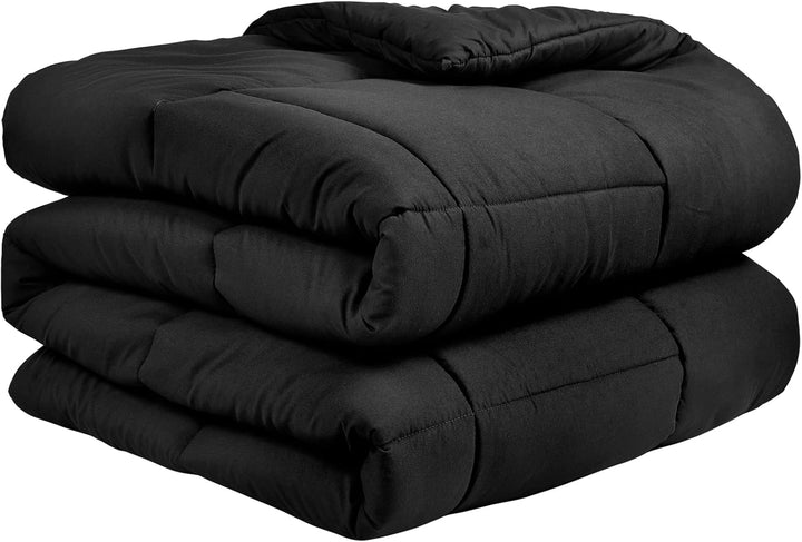 PHF Flauschige Bettdecke 200x200cm, Atmungsaktive Ganzjahresdecke 300GSM Füllung, Super Weich Steppd