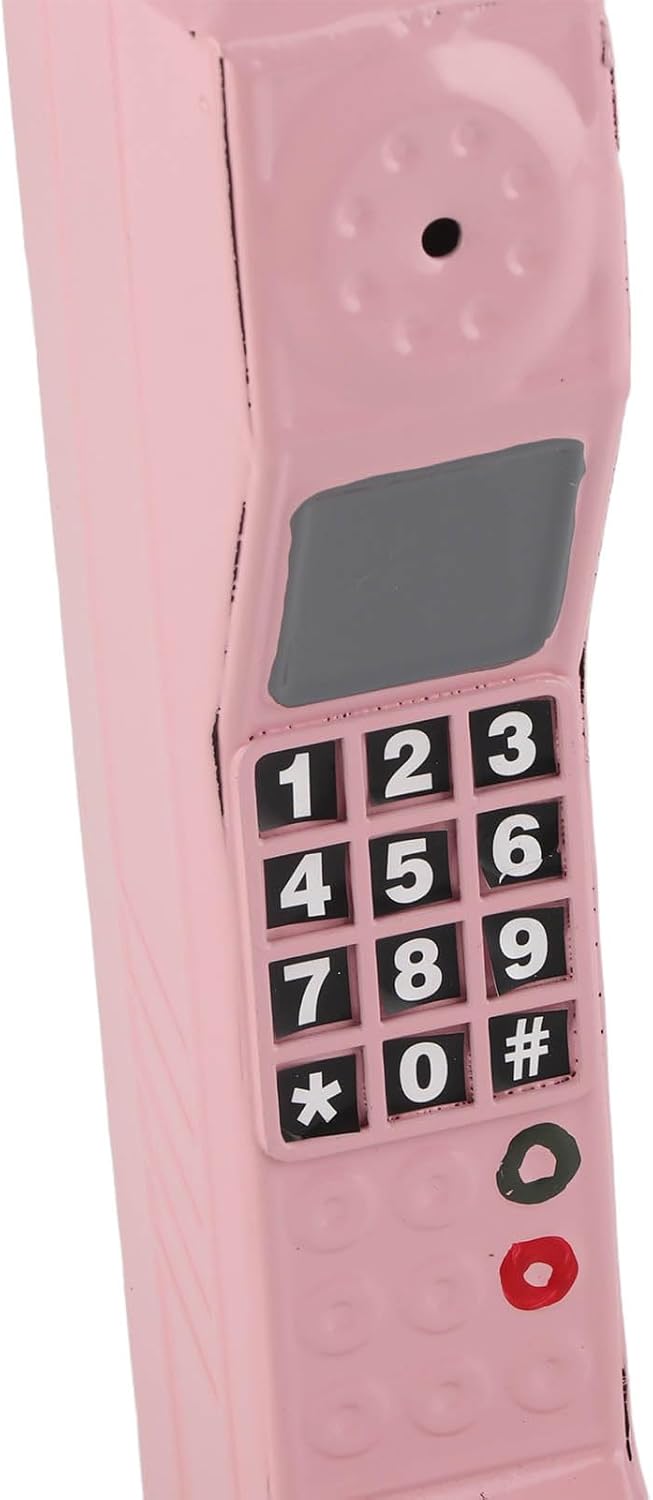 Fockety Retro-Handy, 80er 90er Altmodisches Tragbares Backstein-Ornament, Simulation, Fotografische