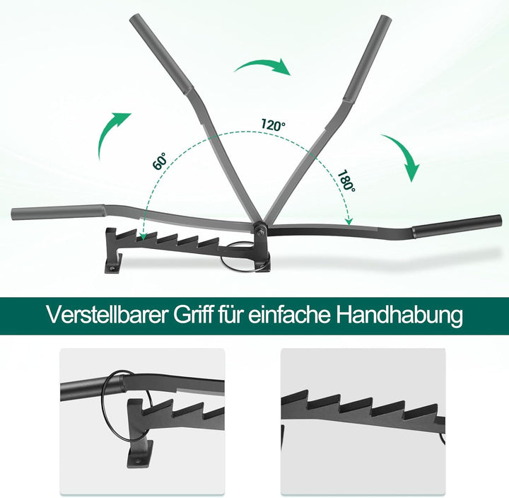 Holzspalter Manuell Wandhalterung Brennholzspalter für Weichhölzern Anzündspalter Wandmontage Handho