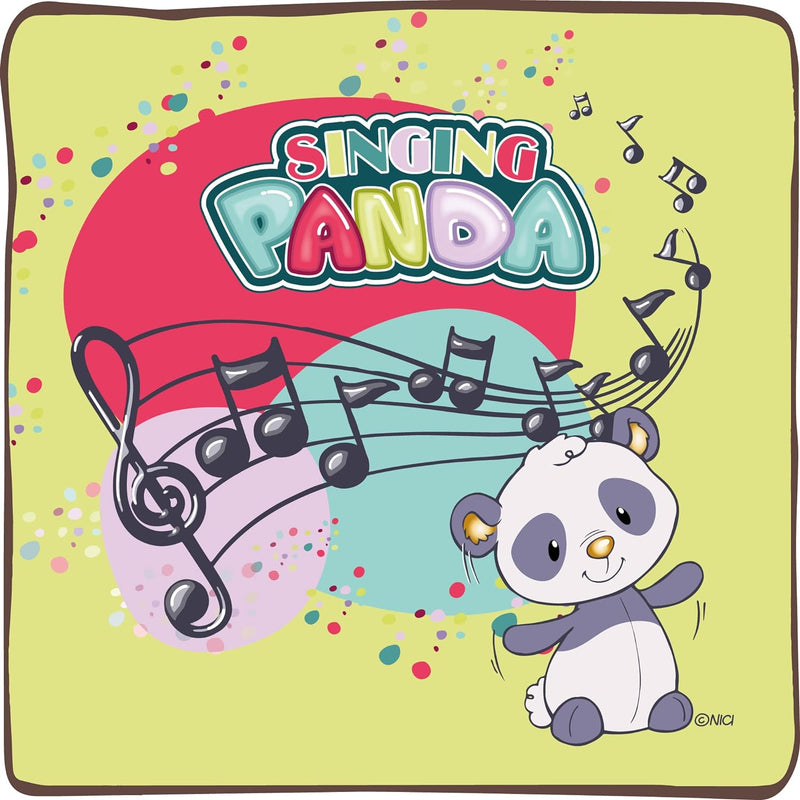 NICI Kuscheltier Singing Panda 20cm I Plüschtier mit Sing & Tanzfunktion mit 2 Songs a 30 Sekunden i
