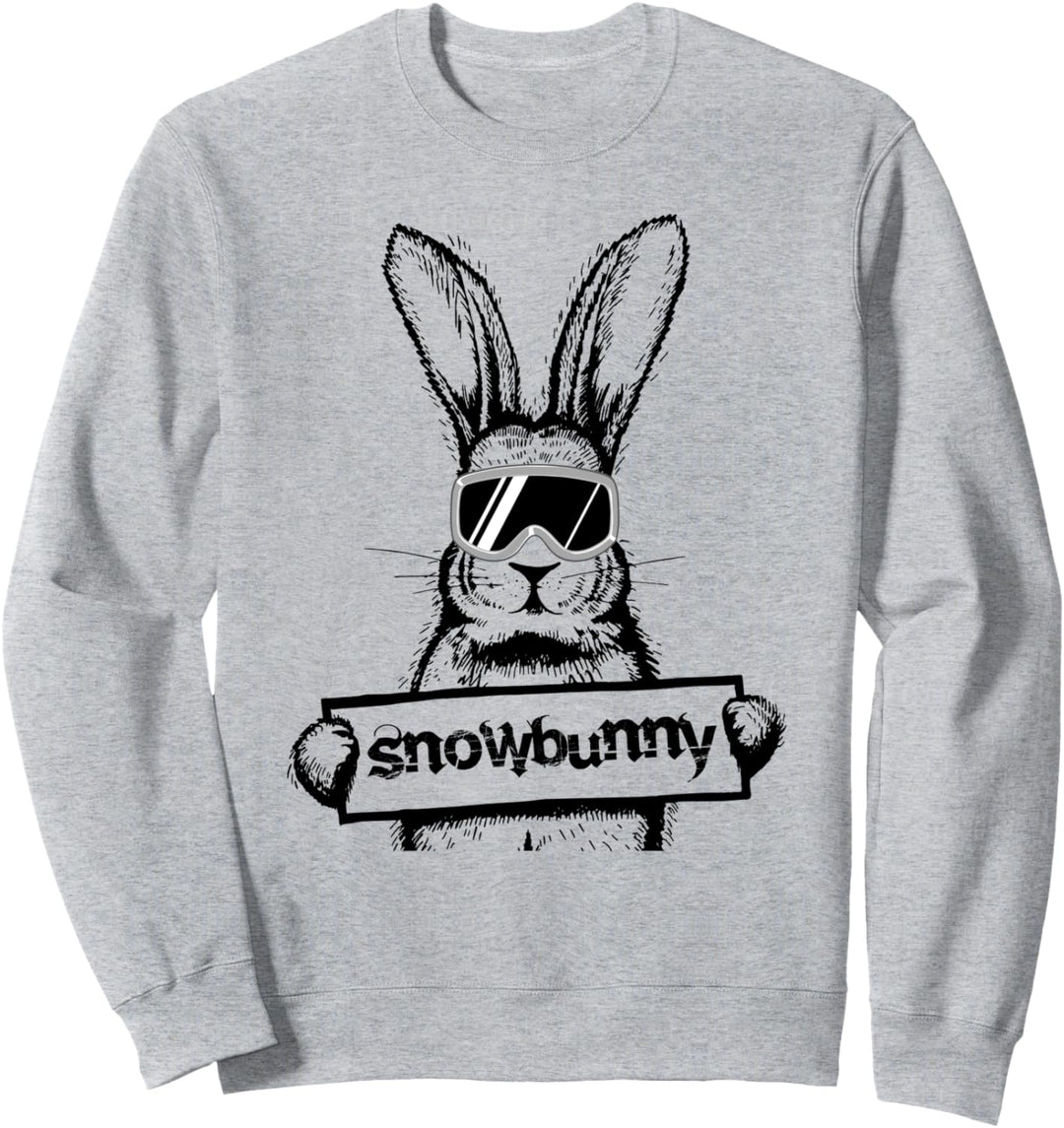 Snowbunny Lustiges Skifahren Snowboard Mädchen Frauen Sweatshirt