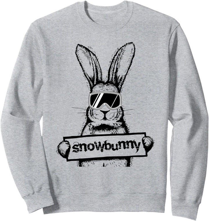 Snowbunny Lustiges Skifahren Snowboard Mädchen Frauen Sweatshirt