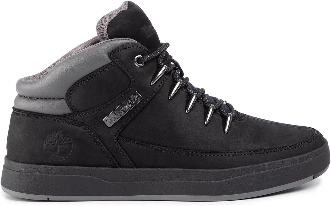 Timberland Herren Davis Square Hiker Stiefel 44.5 EU Schwarz Nubuck, 44.5 EU Schwarz Nubuck