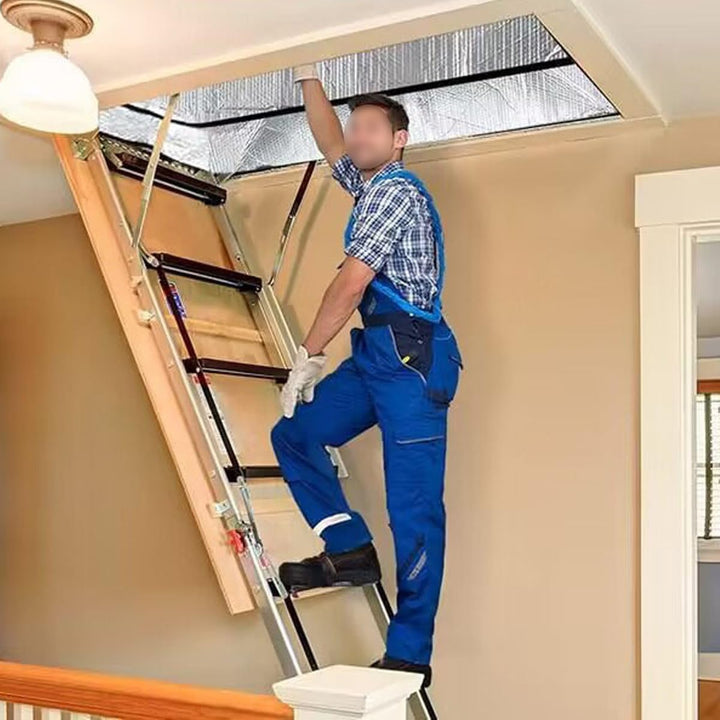 Alide Extra Dicke Dachbodentür-Isolierabdeckung Für Herunterziehbare Treppen, Energiesparzelt Mit Le