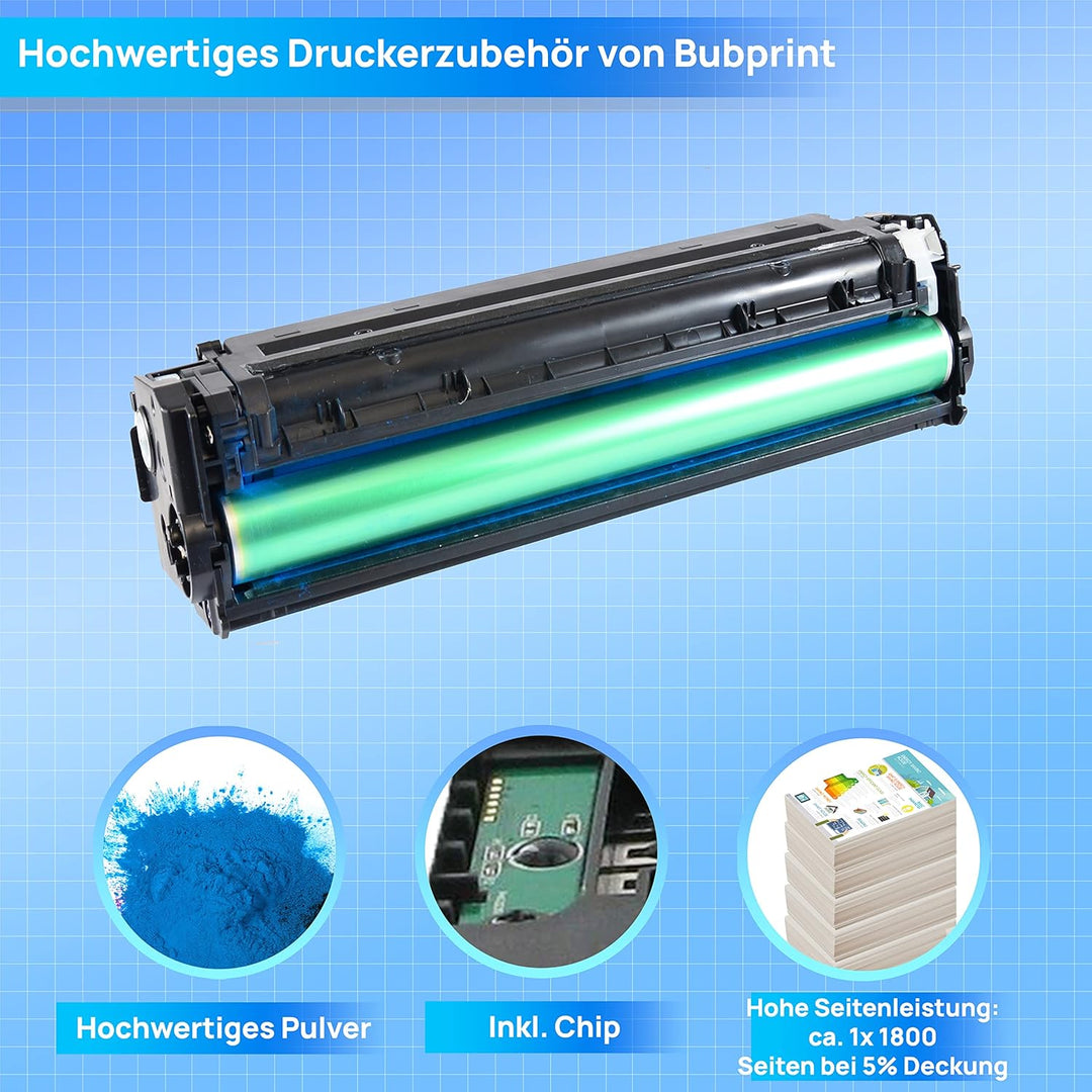 Bubprint Toner kompatibel als Ersatz für HP 131A CF211A für Laserjet Pro 200 Color MFP m276nw M276n