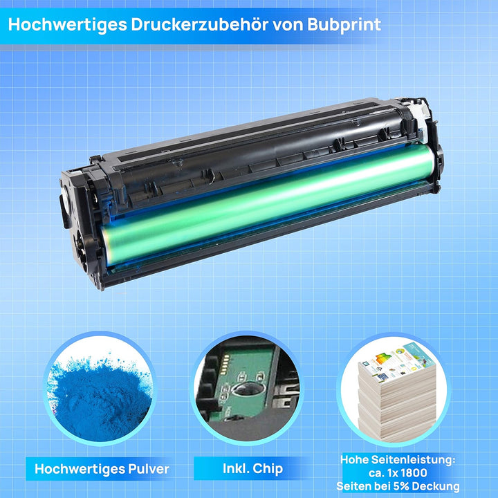 Bubprint Toner kompatibel als Ersatz für HP 131A CF211A für Laserjet Pro 200 Color MFP m276nw M276n