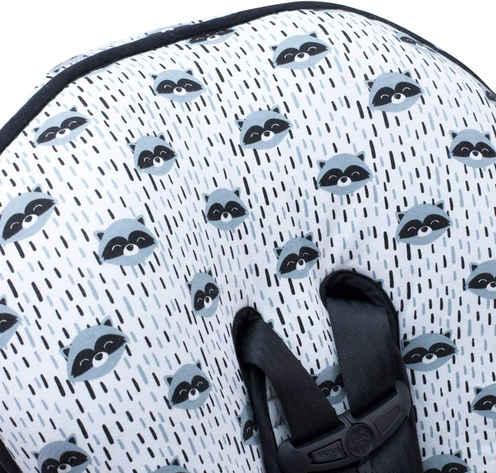 JYOKO KIDS Abdecken Gepolsterte Universal für Babyschale (RACCOON TOWN), RACCOON TOWN