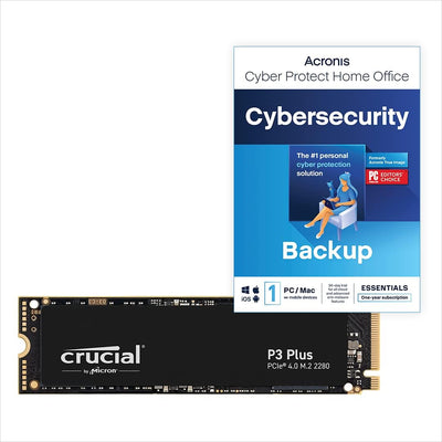 Crucial P3 Plus 1TB M.2 PCIe Gen4 NVMe Interne SSD - Bis zu 5000MB/s - CT1000P3PSSD801 (Acronis Edit