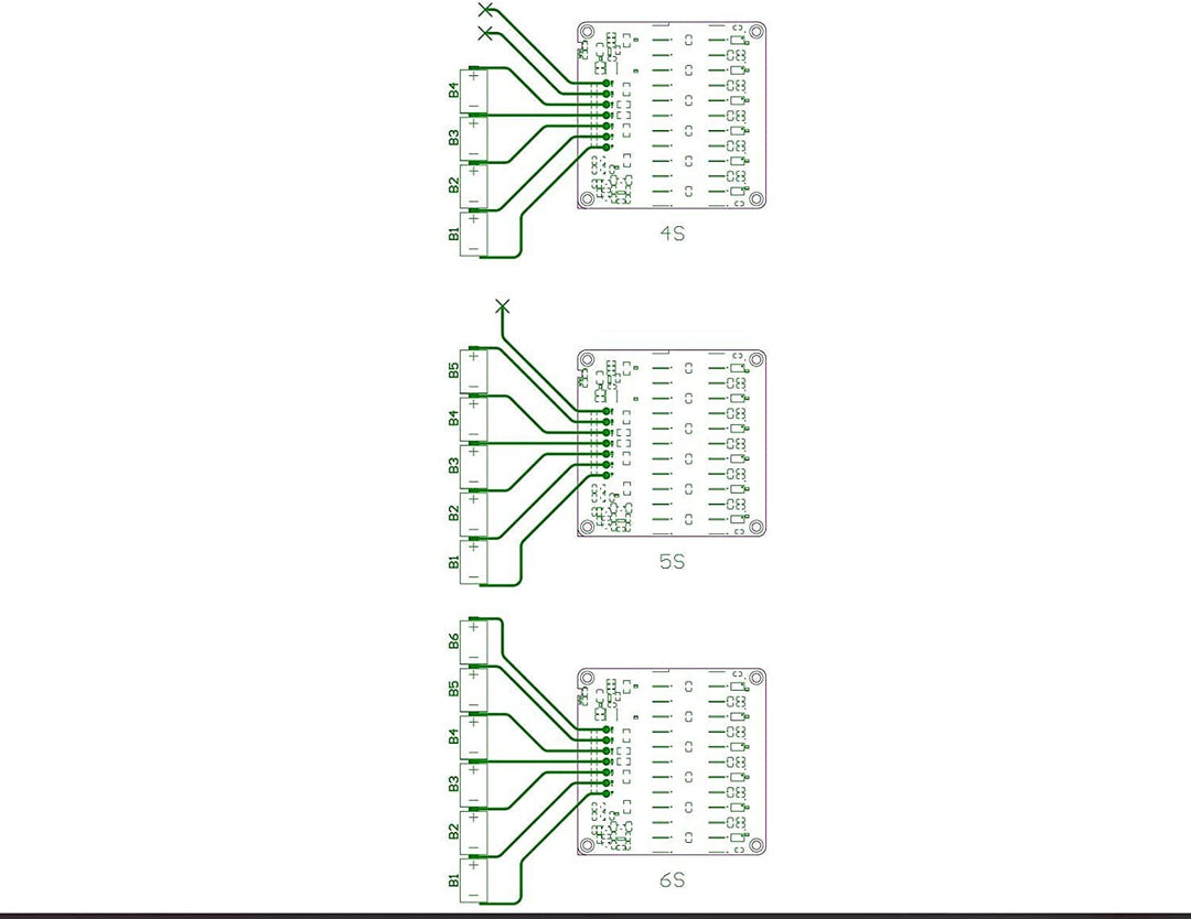 TECNOIOT 6S 5A Li-Ion Lifepo4 LTO Lithium Active Equalizer Balancer Kondensator 4S 5S 6S